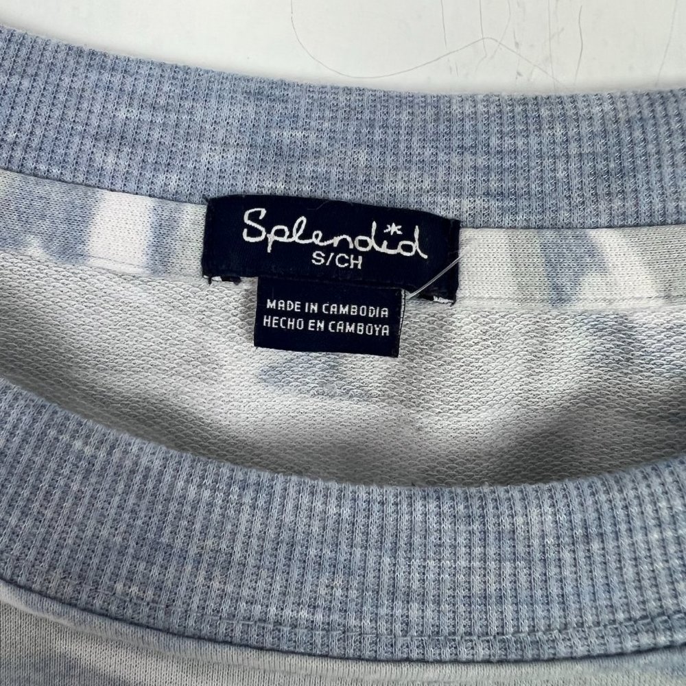 Splendid Blue Camo Sleep Shirt Pullover Soft Size Small S GUC L856 - Picture 4 of 10